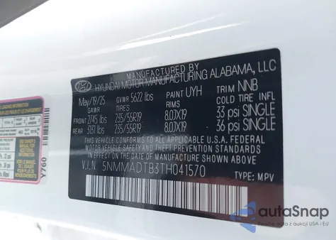 2026 Genesis Gv70 2.5T Select z USA, uszkodzony, nr VIN 5NMMADTB3TH041570